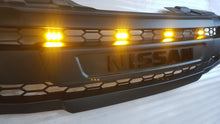 Load image into Gallery viewer, NISSAN NAVARA
D40 PRE-FACELIFT
FULL GRILL REPLACEMENT
MATT BLACK WITH BLACK  LOGO  VERSION! 
/PATHFINDER R51 
FREE AMBER LEDS