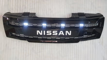 Load image into Gallery viewer, NISSAN NAVARA
D40 PRE-FACELIFT
2005-2010
FULL GRILL REPLACEMENT
GLOSS  BLACK VERSION! 
WITH WHITE LOGO LOGO
/PATHFINDER R51