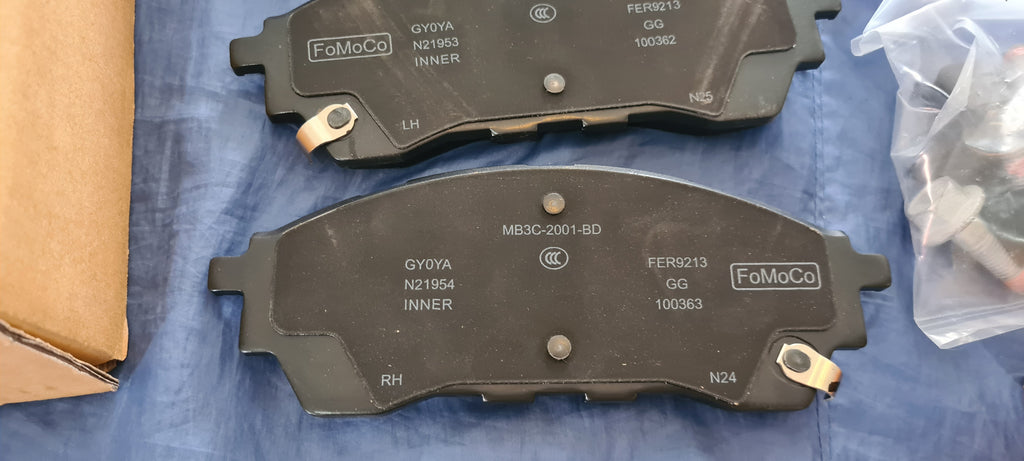 GENUINE FORD RANGER RAPTOR V6 3.0 FRONT & REAR BRAKE PADS 2023-2025 NEXT GEN