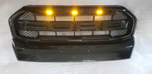 Load image into Gallery viewer, FORD RANGER 2015-2020 ALSO 2020-2021 FULL GLOSS GRILL V2 WHITE OR AMBER LEDS