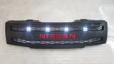 NISSAN NAVARA D40 PRE-FACELIFTFULL GRILL REPLACEMENTMATT BLACK WITH RED LOGO  VERSION! /PATHFINDER R51