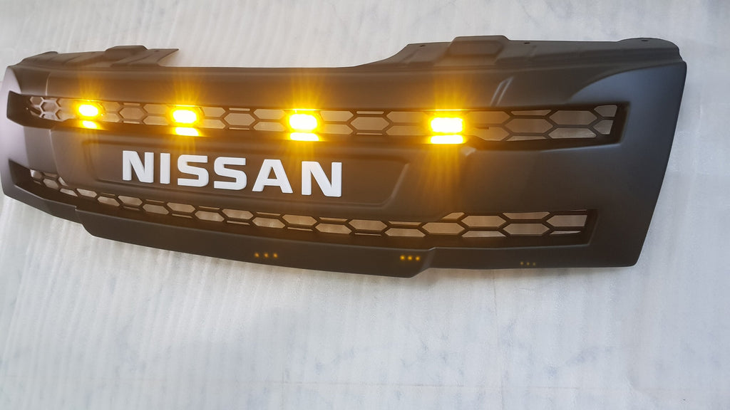 NISSAN NAVARA
D40 PRE-FACELIFT

FULL GRILL REPLACEMENT

WHITE LOGO
MATT BLACK VERSION! 

/PATHFINDER R51 AMBER LEDS