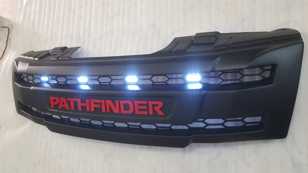 NISSAN PATHFINDER R51  PRE-FACELIFT FULL GRILL REPLACEMENT RED LOGO