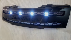 NISSAN NAVARA D40 PRE-FACELIFT FULL GRILL REPLACEMENT NAVARA LOGO / BLACK