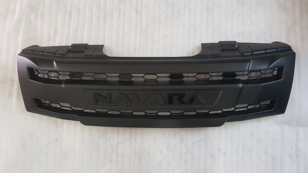 NISSAN NAVARA D40 PRE-FACELIFT FULL GRILL REPLACEMENT NAVARA LOGO / BLACK