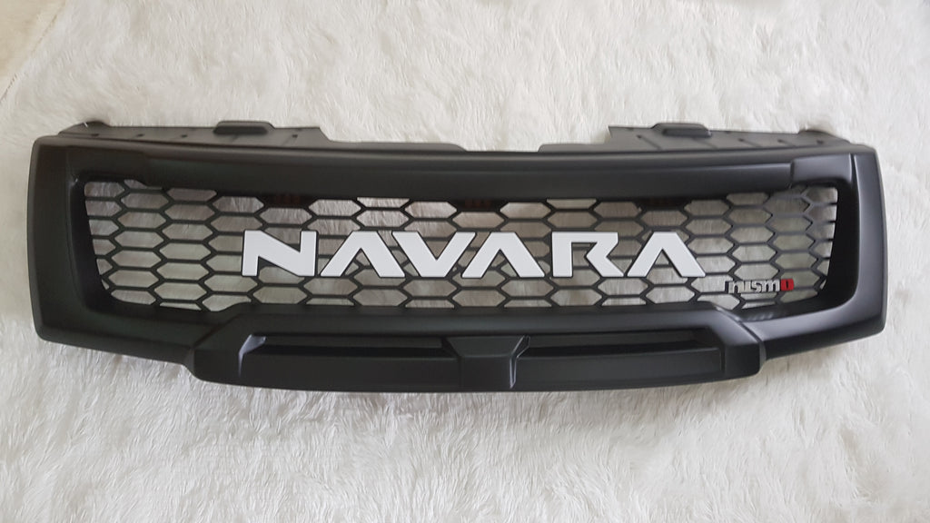 NISSAN NAVARA D40 FACELIFT COMPLETE GRILL WHITE