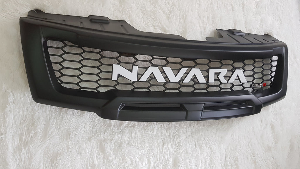 NISSAN NAVARA D40 FACELIFT COMPLETE GRILL WHITE