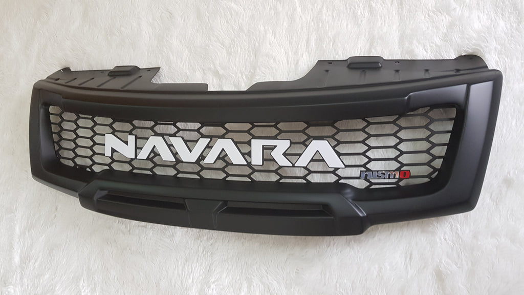 NISSAN NAVARA D40 FACELIFT COMPLETE GRILL WHITE