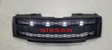 Load image into Gallery viewer, NISSAN NAVARA D40 FACELIFT COMPLETE V2 GRILL RED NISSAN LOGO