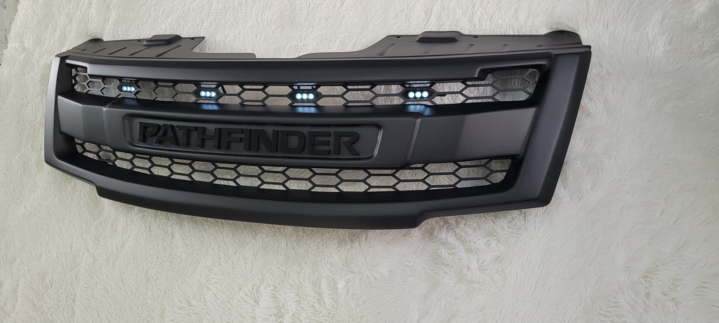 NISSAN  PATHFINDER  COMPLETE V2 GRILL BLACK LOGO 2010-2015