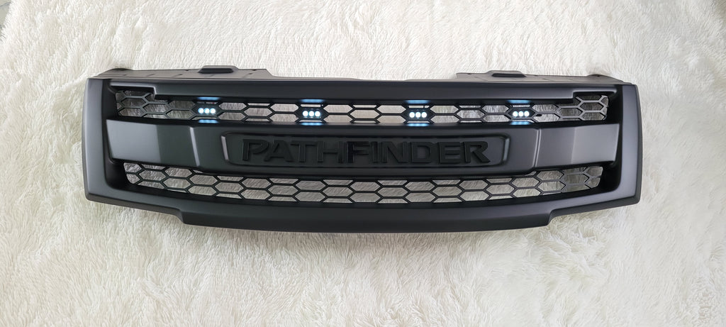 NISSAN  PATHFINDER  COMPLETE V2 GRILL BLACK LOGO 2010-2015