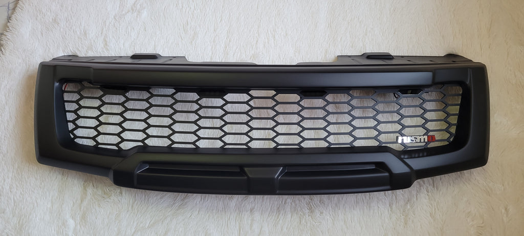 NISSAN NAVARA D40 FACELIFT COMPLETE GRILL WHITE LEDS 2010-2015