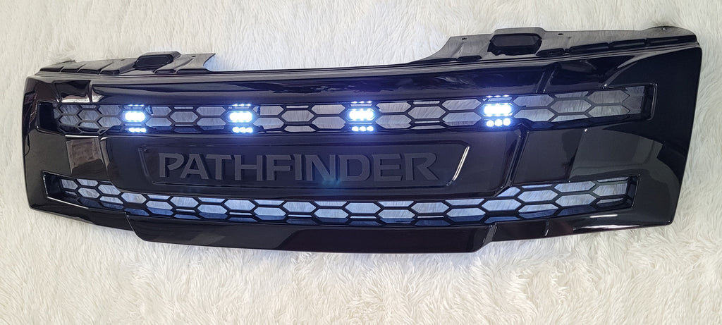 NISSAN PATHFINDER 2005-2010 GRILL PATHFINDER LOGO GLOSS BLACK