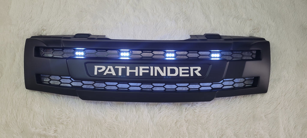 NISSAN PATHFINDER 2005-2010 GRILL WHITE PATHFINDER LOGO