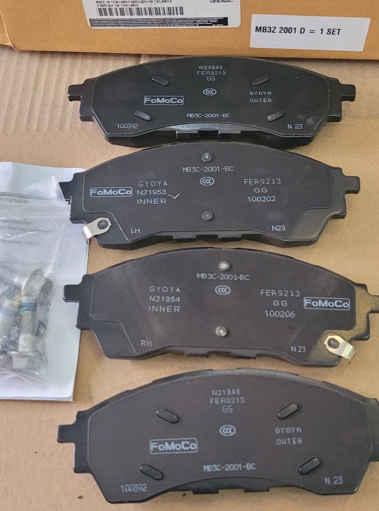 GENUINE FORD RANGER NEXT GEN 2023-2024 FRONT SET OF BRAKE PADS