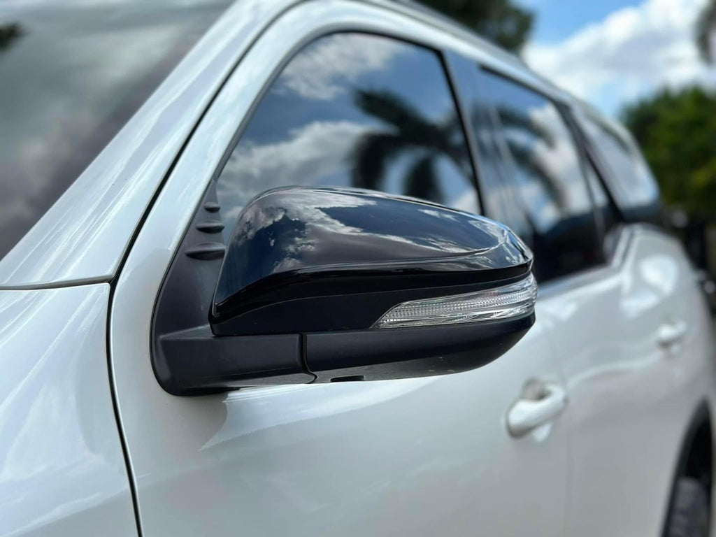 TOYOTA HILUX GENUINE DOOR MIRROR CAPS  BLACK 218 2015-2024