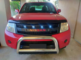 NISSAN NAVARA D40 FACELIFT COMPLETE V2 GRILL RED NISSAN LOGO