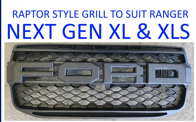 FORD RANGER 2023-2024 NEXT GEN FULL GRILL XL-XLS