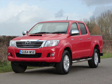 Load image into Gallery viewer, TOYOTA HILUX  FULL GRILL 2012-2014 MK7 SILVER LOGO AMBER LED&#39;S