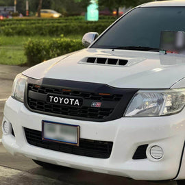 TOYOTA HILUX  FULL GRILL 2012-2014 MK7 WHITE LOGO AMBER LED'S