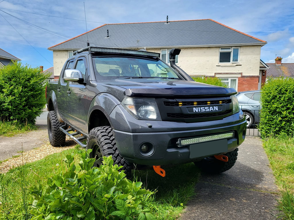 NISSAN NAVARA
D40 PRE-FACELIFT

FULL GRILL REPLACEMENT

WHITE LOGO
MATT BLACK VERSION! 

/PATHFINDER R51 AMBER LEDS