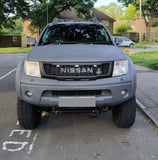 NISSAN NAVARA D40 2005-2010 GRILL BLACK NISSAN V2