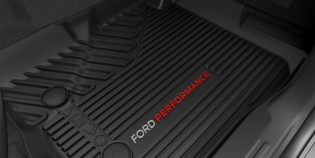 GENUINE ALL WEATHER RUBBER FLOOR MATS FORD PERFORMANCE