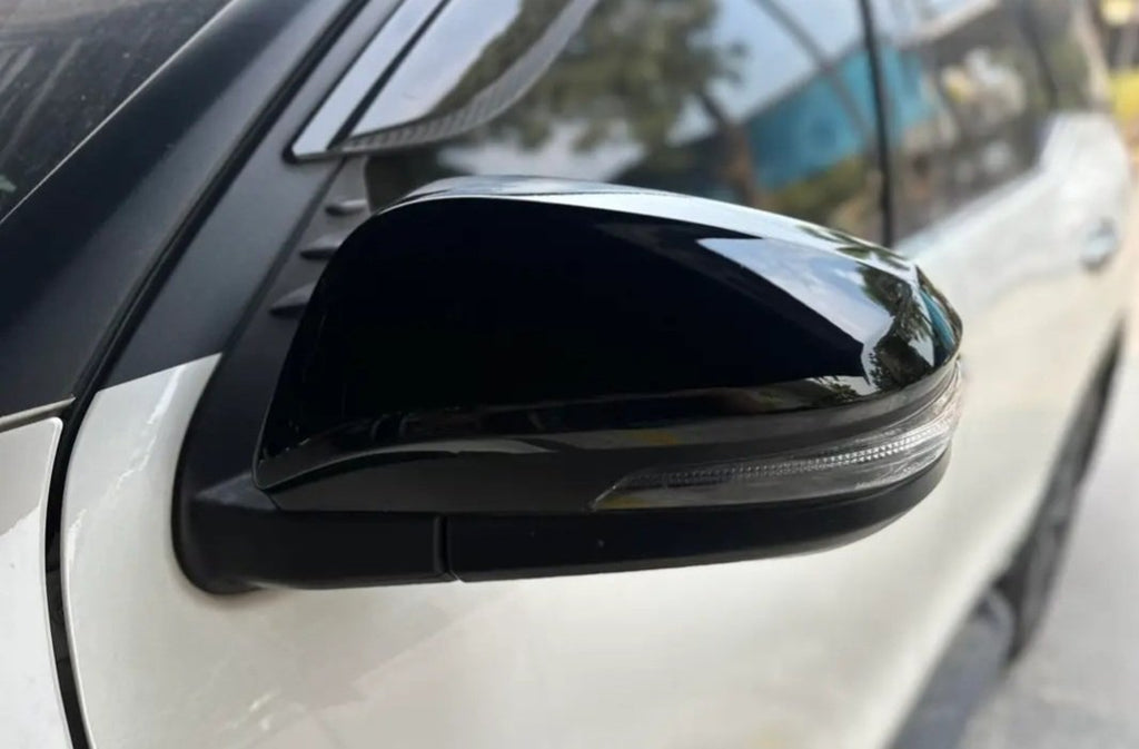 TOYOTA HILUX GENUINE DOOR MIRROR CAPS  BLACK 218 2015-2024