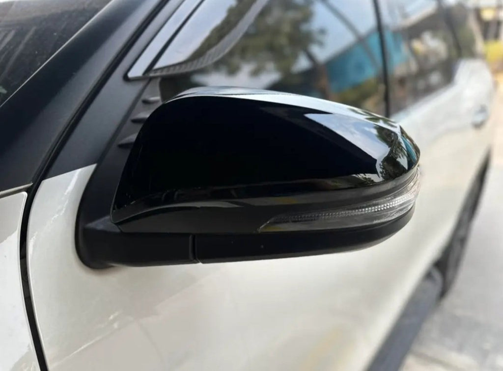 TOYOTA HILUX GENUINE DOOR MIRROR CAPS  BLACK 218 2015-2024