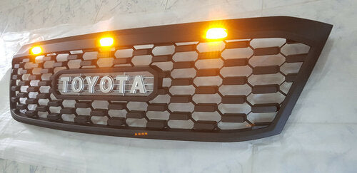 TOYOTA HILUX  FULL GRILL 2009-2012 MK7 AMBER LED'S