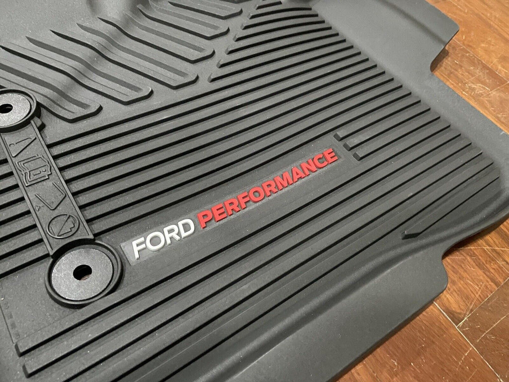 GENUINE ALL WEATHER RUBBER FLOOR MATS FORD PERFORMANCE