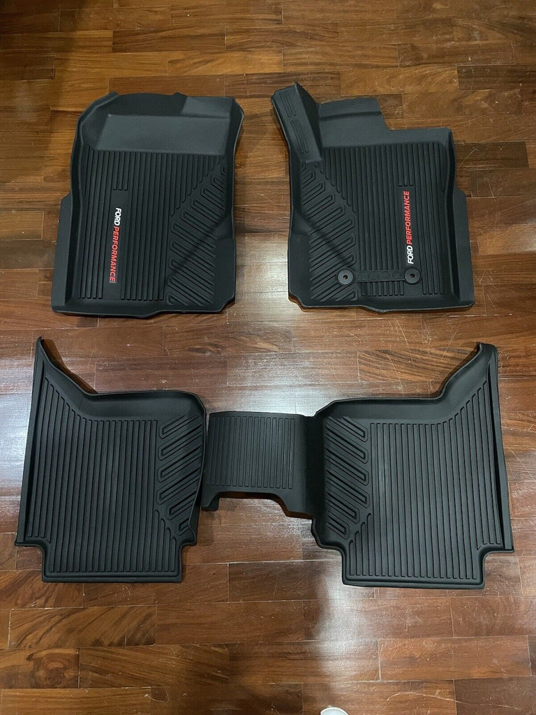 GENUINE ALL WEATHER RUBBER FLOOR MATS FORD PERFORMANCE