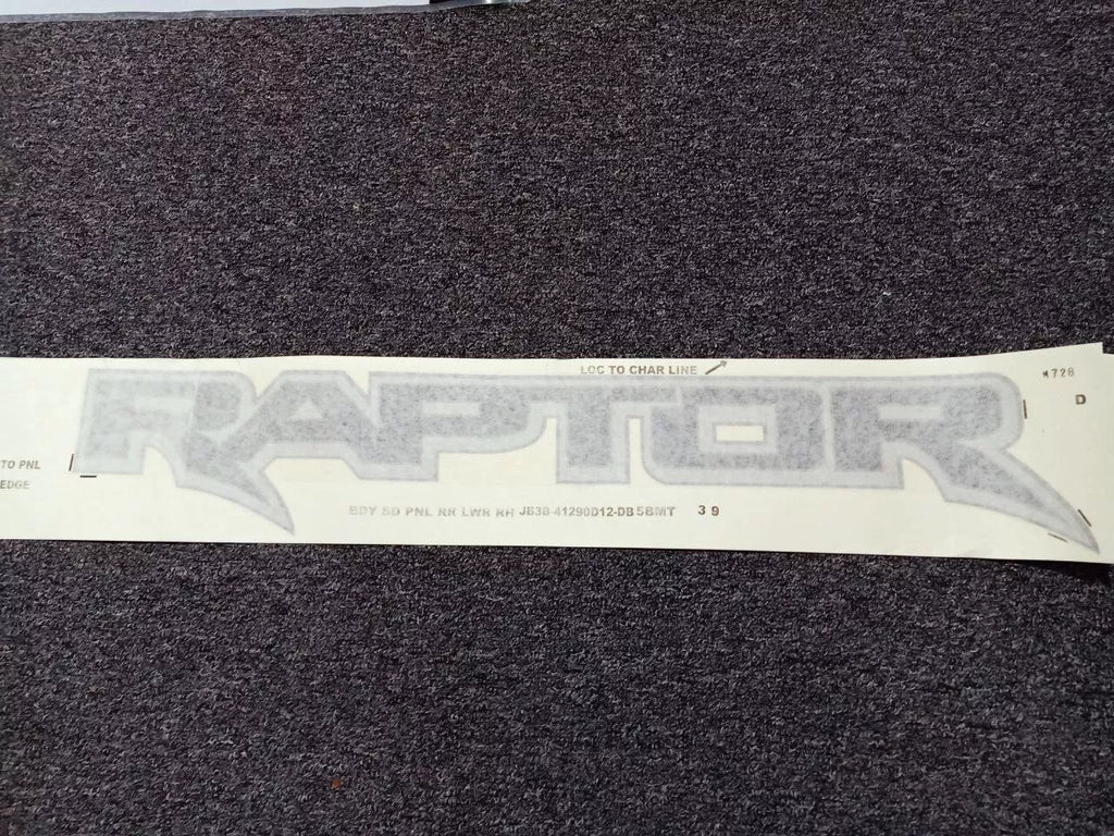 FORD RANGER NEXT GEN "RAPTOR" GENUINE Decal Stickers PAIR / Left + Right