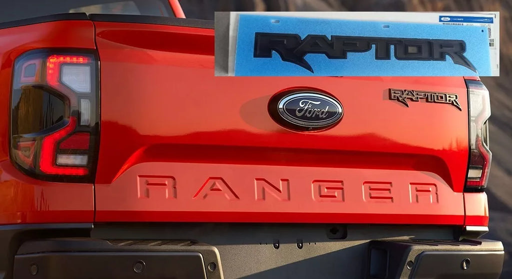 FORD RANGER  GENUINE RAPTOR LOGO EMBLEM Tailgate 2023-25