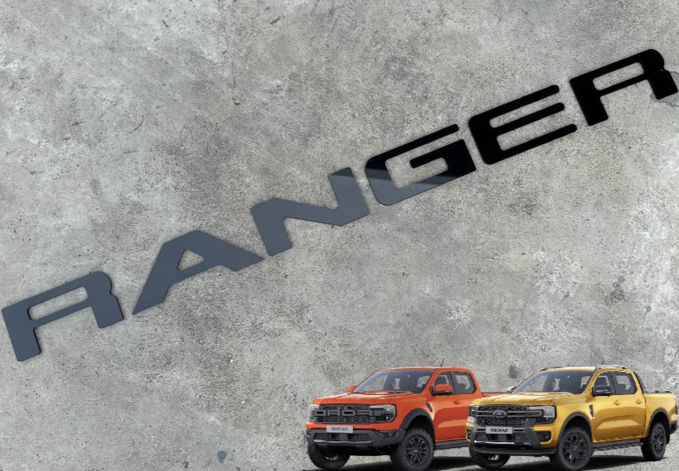 Ford ranger Next Gen Rear tailgate 3mm plastic Acrylic logo