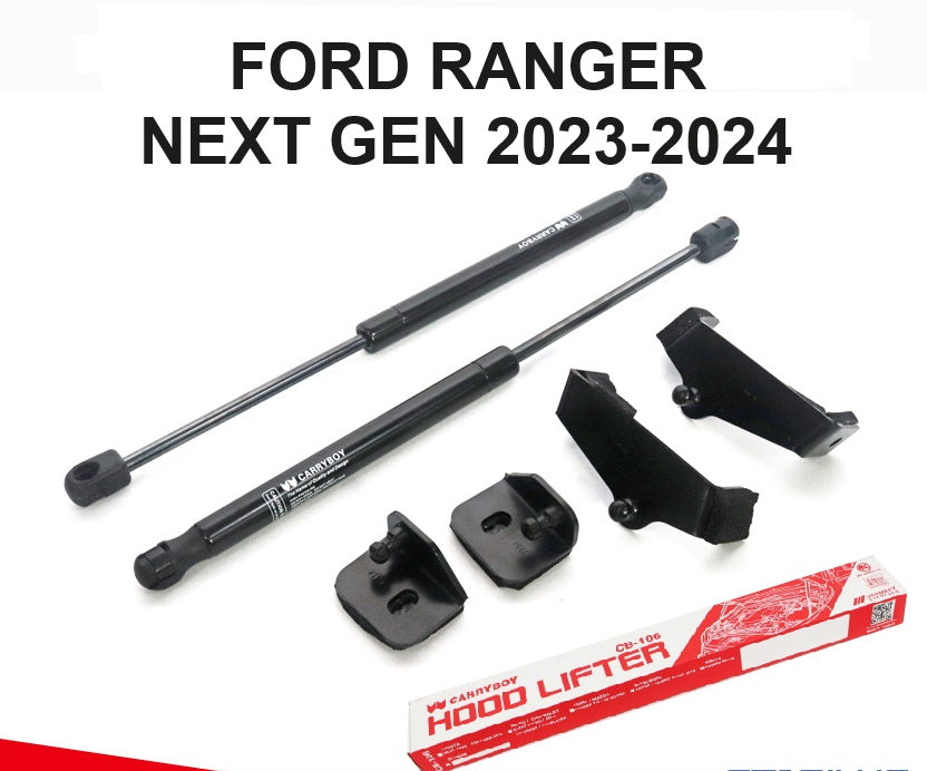 Ford Ranger 2023-2024 Carryboy genuine sturdy bonnet struts