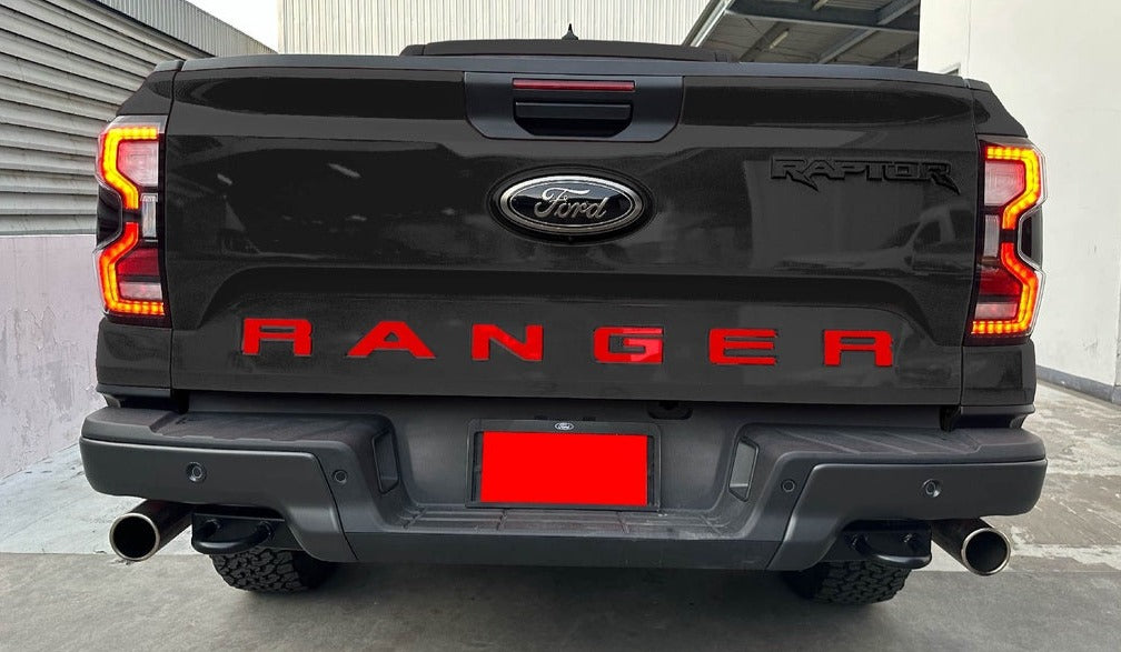 Ford ranger Next Gen Rear tailgate 3mm plastic Acrylic logo