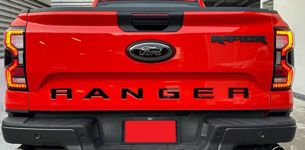 Ford ranger Next Gen Rear tailgate 3mm plastic Acrylic logo