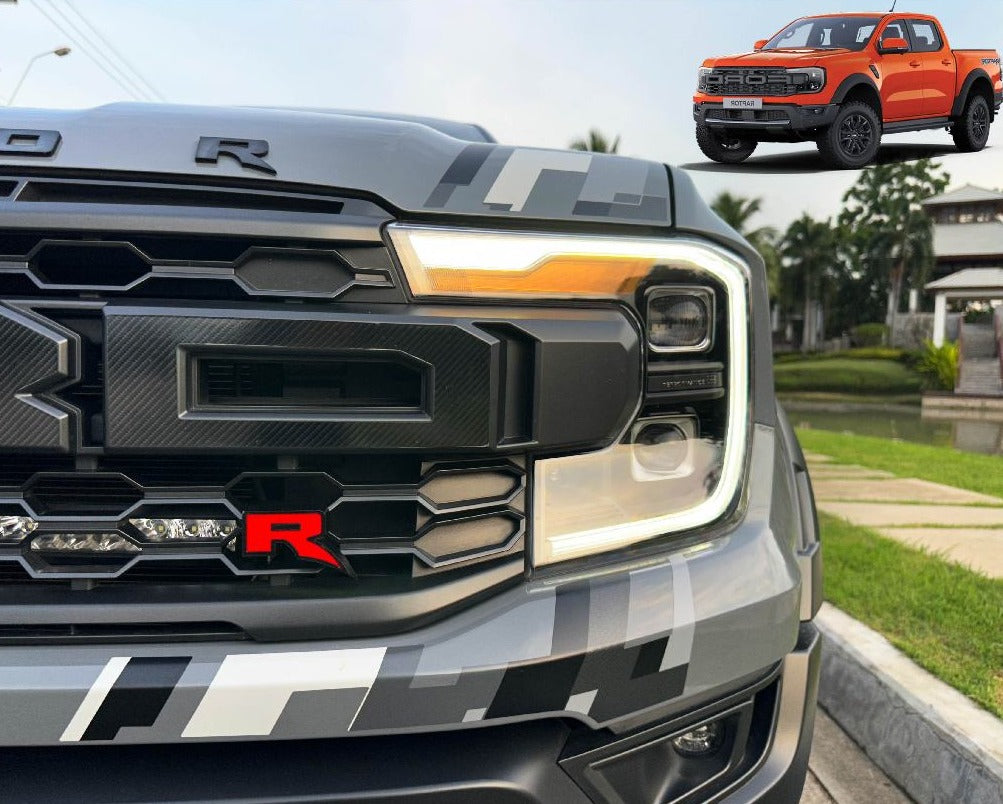 FORD RAPTOR  " R " LOGO FOR GRILL NEXT GEN 2023-2024