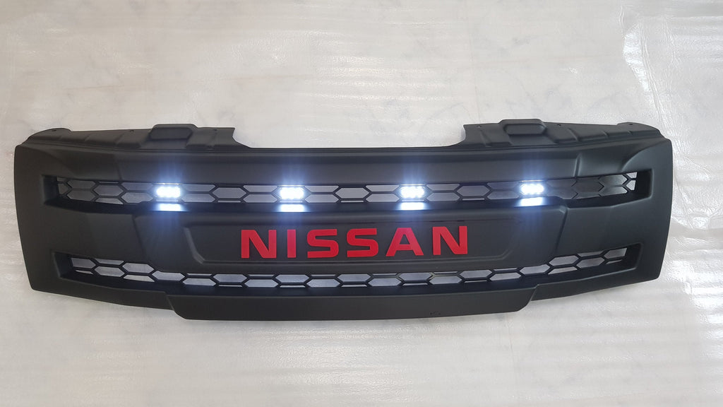 NISSAN NAVARA D40 2005-2010  GRILL RED NISSAN