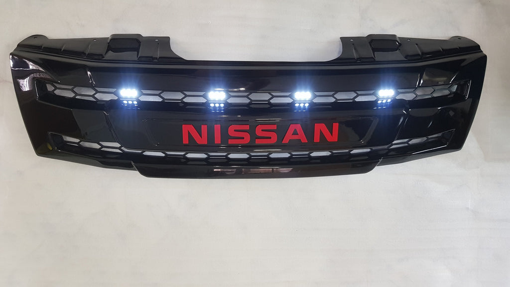 NISSAN NAVARA D40 2005-2010  GRILL RED NISSAN