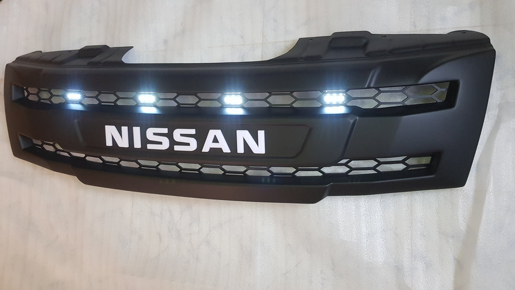 NISSAN NAVARA D40 2005-2010 GRILL White Nissan