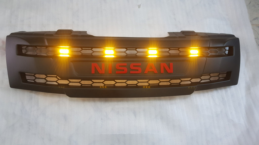 NISSAN NAVARA D40 2005-2010  GRILL RED NISSAN