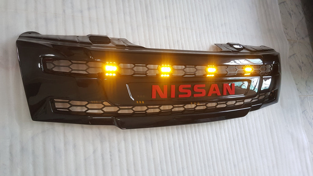 NISSAN NAVARA D40 2005-2010  GRILL RED NISSAN