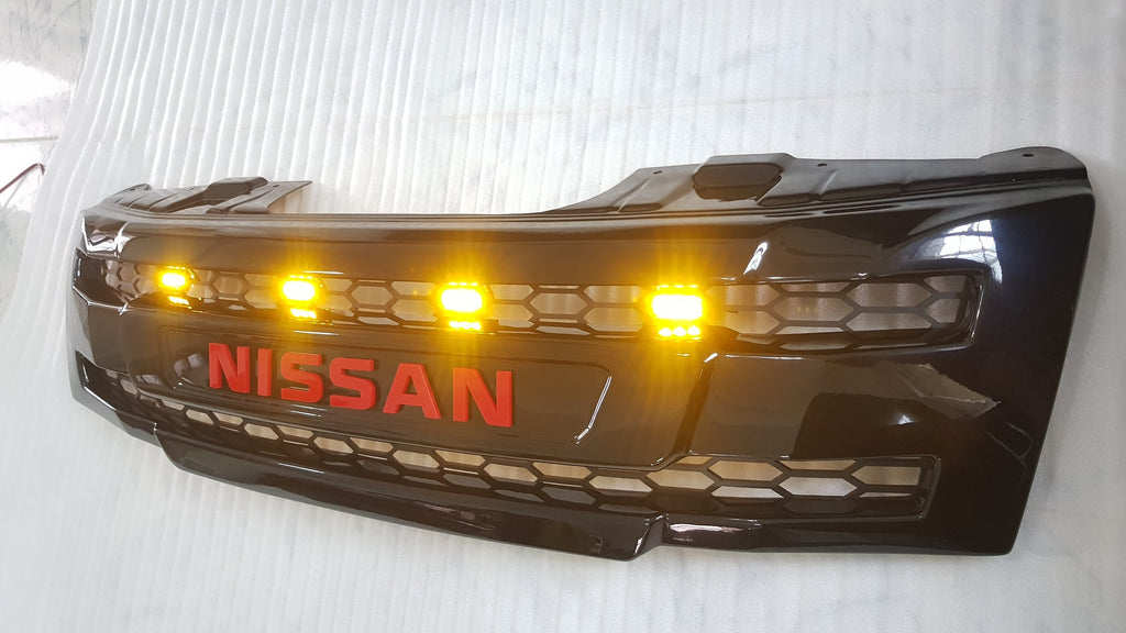 NISSAN NAVARA D40 2005-2010  GRILL RED NISSAN