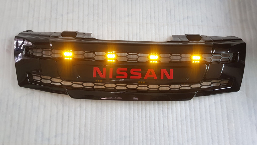 NISSAN NAVARA D40 2005-2010  GRILL RED NISSAN